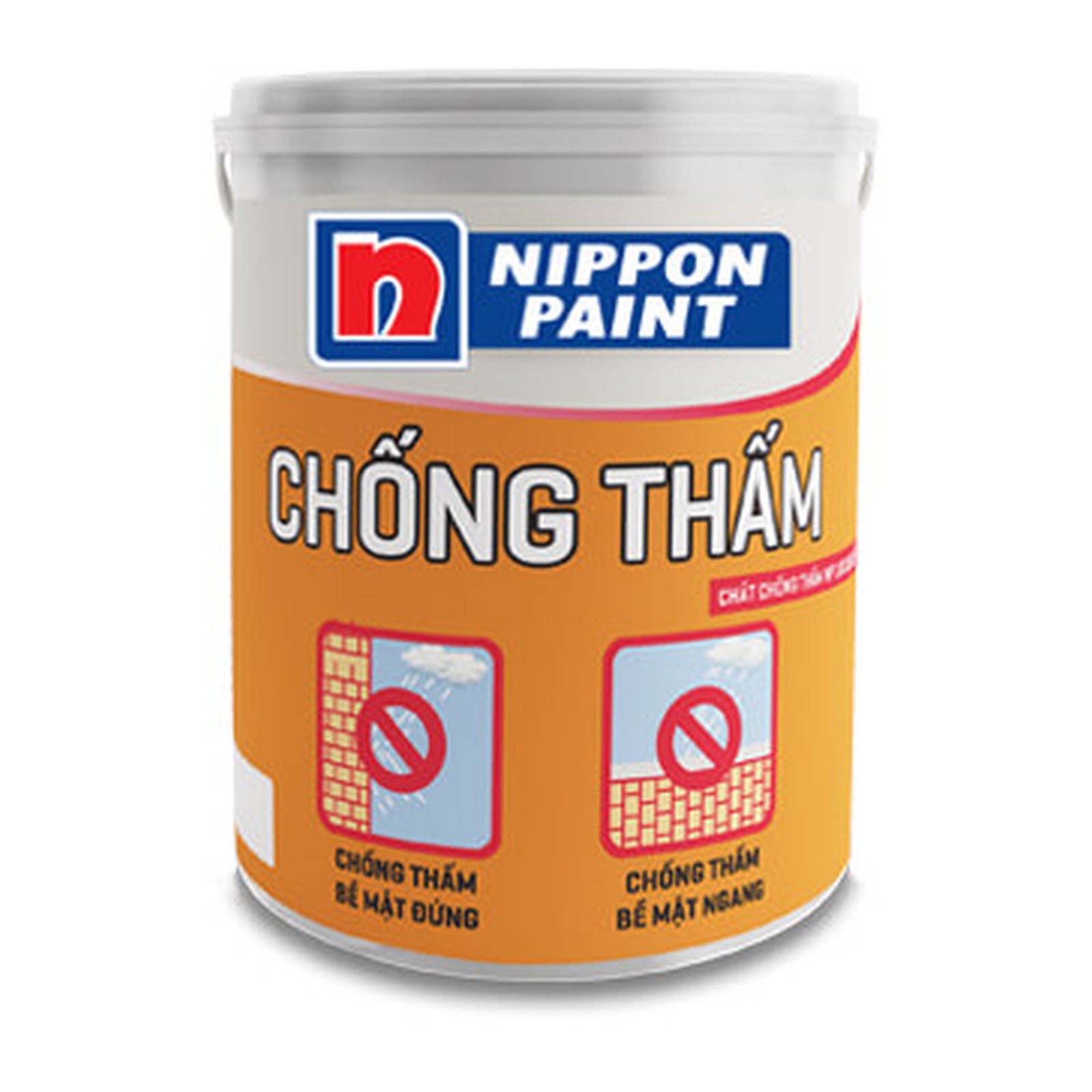 Chống thấm Nippon WP 100 White chính hãng – 5 kg, 18 kg