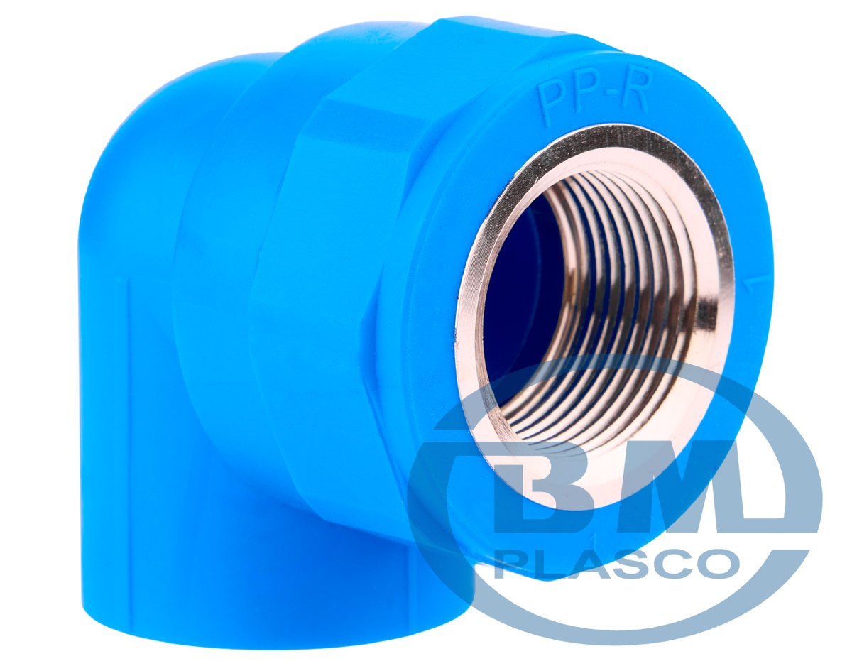 Co 90° ren trong thau PP-R Bình Minh PN20 20x1/2", 25x1/2", 25x3/4"
