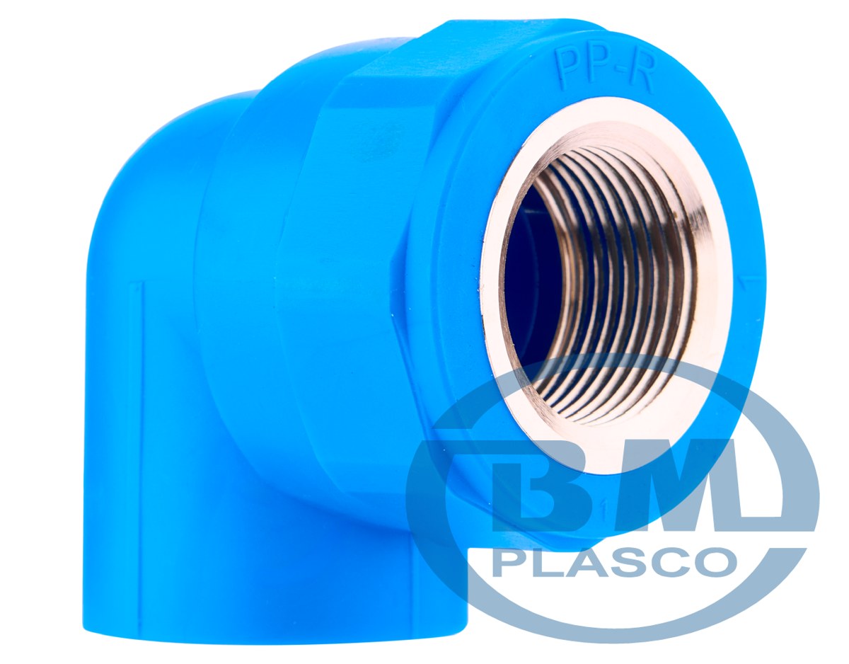 Co 90° ren trong thau PP-R Bình Minh PN20 20x1/2", 25x1/2", 25x3/4"