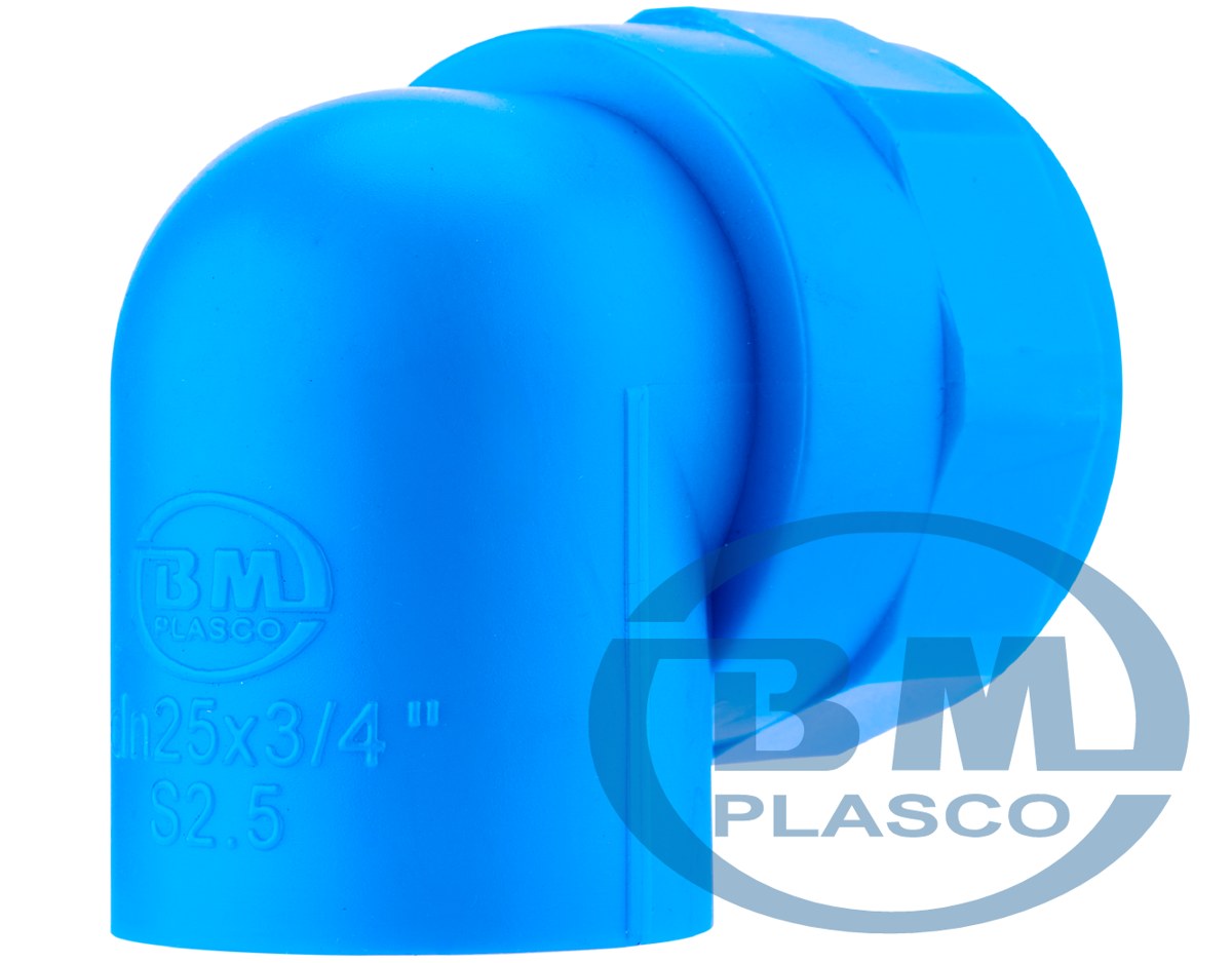 Co 90° ren trong thau PP-R Bình Minh PN20 20x1/2", 25x1/2", 25x3/4"