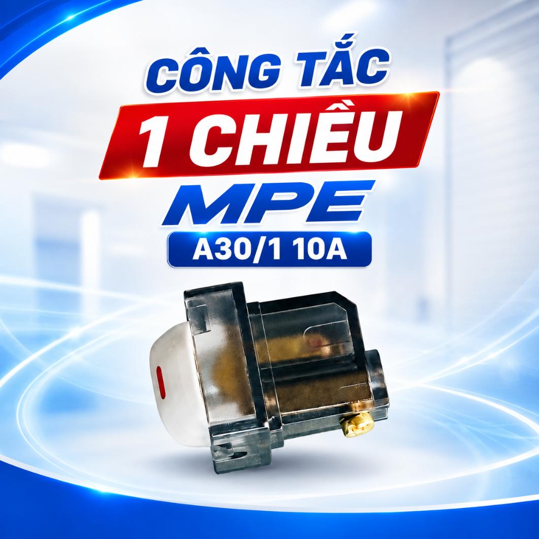 Công tắc 1 chiều MPE A30/1 10A