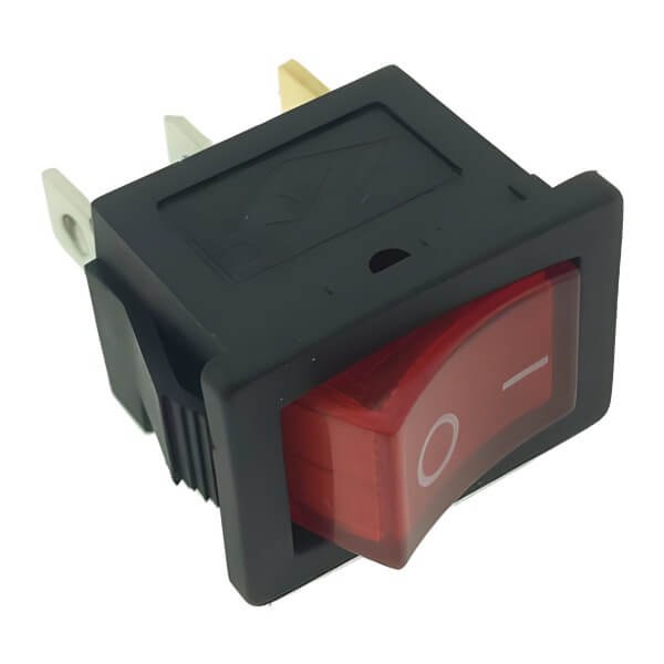 Công tắc bập bênh KCD1-104 có đèn (ON-OFF, 6A 250VAC)