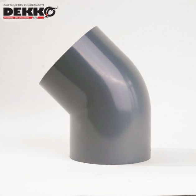 Cút 45° (chếch) uPVC Dekko hệ mét