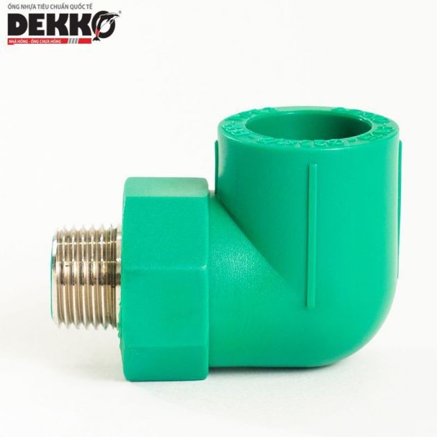 Cút ren ngoài 90° PPR Dekko