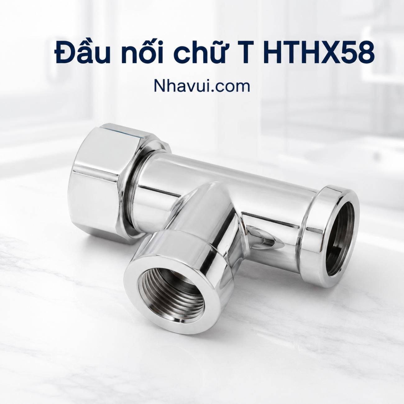 Đầu nối chữ T HTHX58 dùng cho hệ thống cấp nước