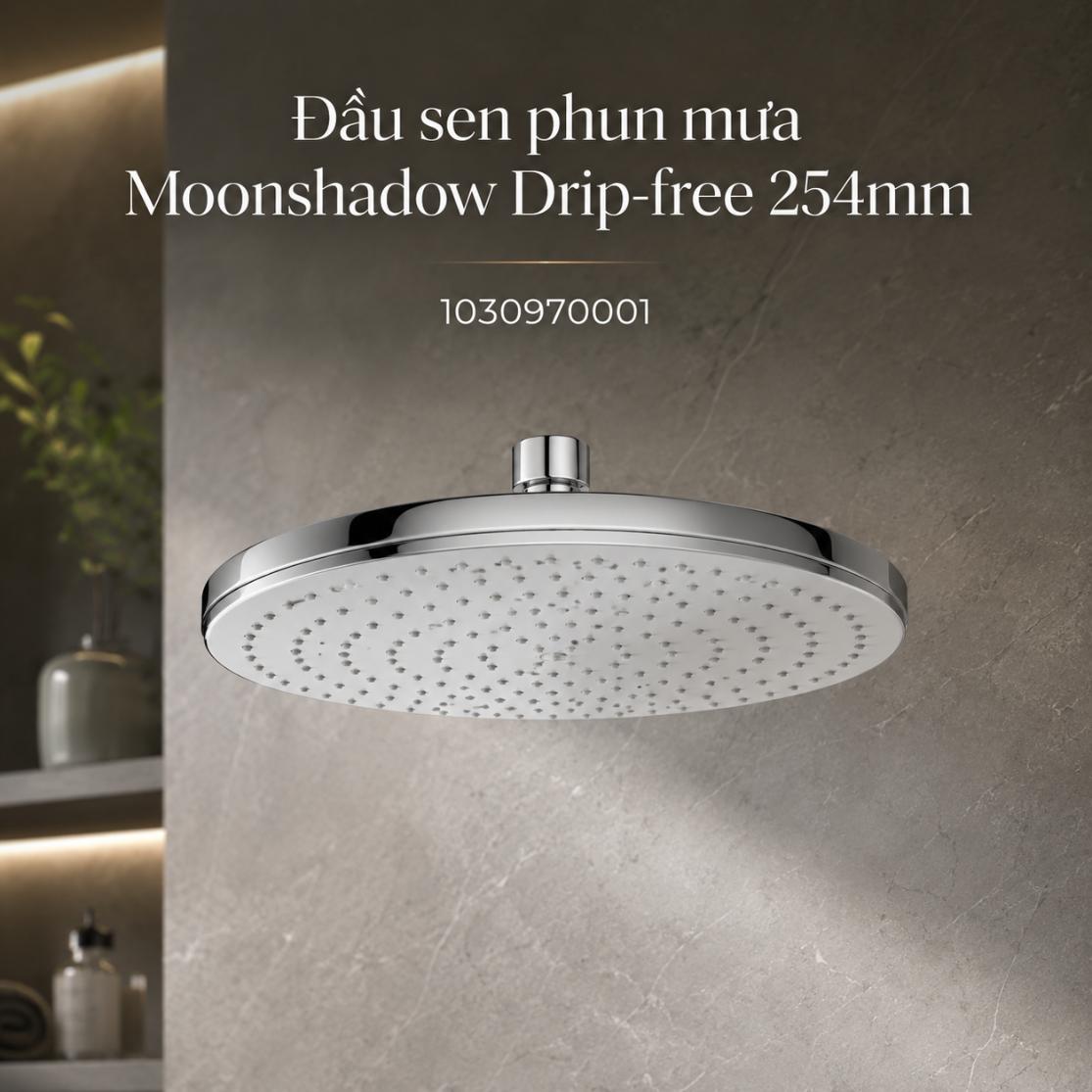 Đầu sen phun mưa American Standard Moonshadow Drip-free 254mm 1030970001