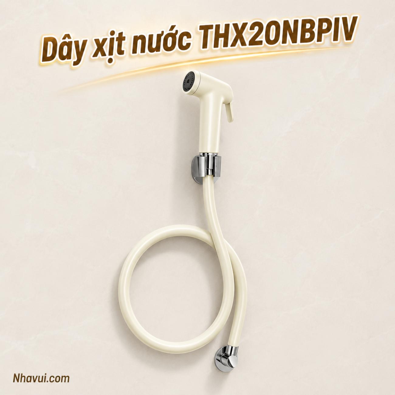 Dây xịt nước TOTO THX20NBPIV màu kem dùng cho nhà vệ sinh