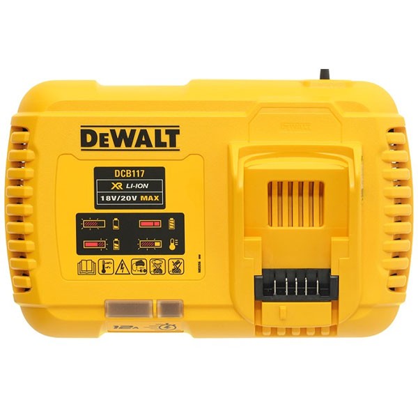 Đế sạc nhanh Dewalt DCB117-KR 12 A (18–60V)
