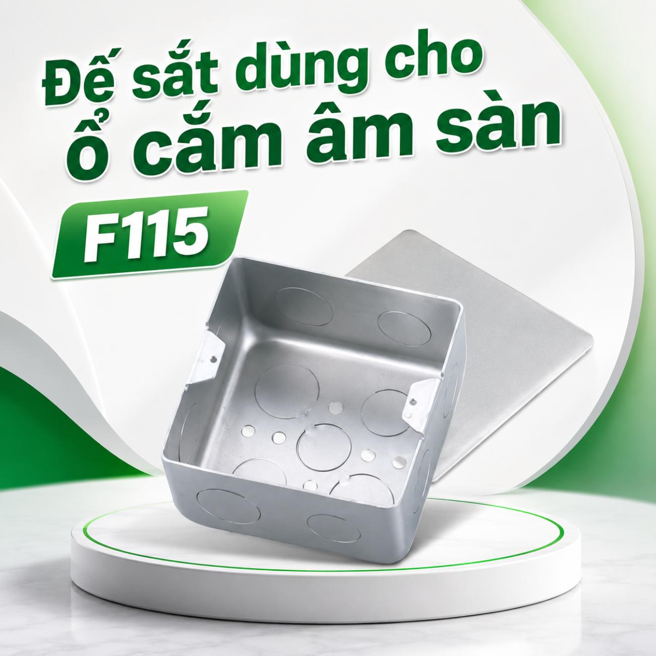 Đế sắt dùng cho ổ cắm âm sàn MPE F115