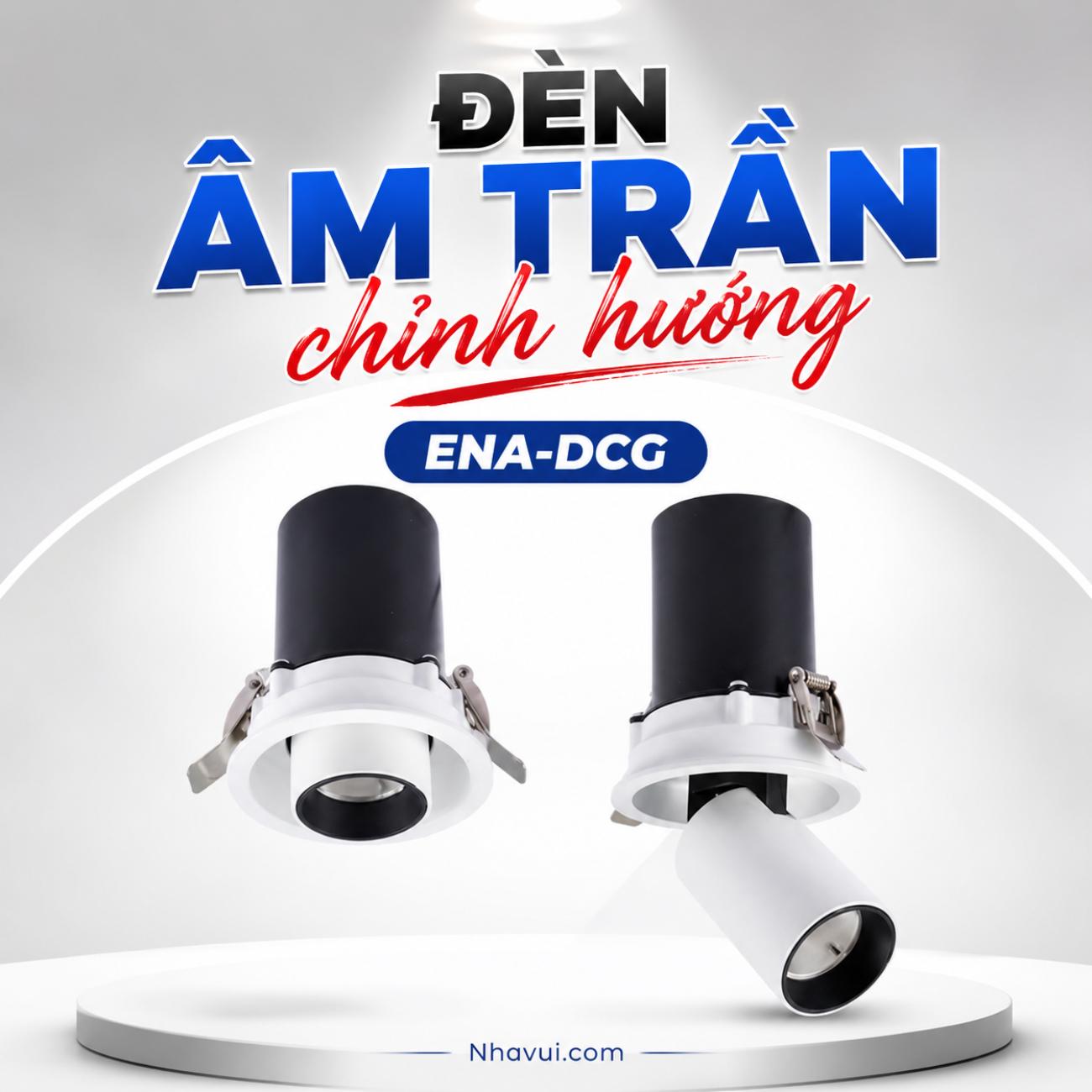 Đèn âm trần chỉnh hướng ENA DCG Series