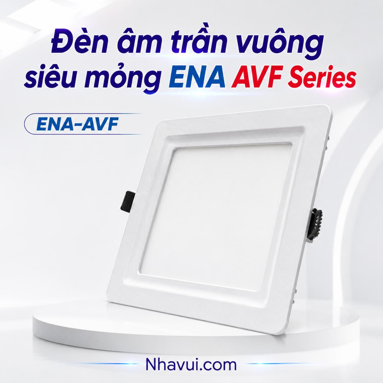 Đèn âm trần vuông siêu mỏng ENA AVF Series
