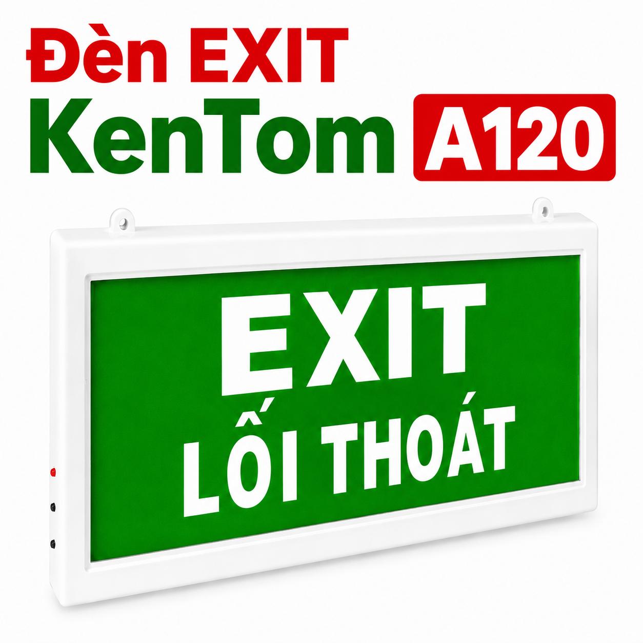 Đèn Exit Kentom A120