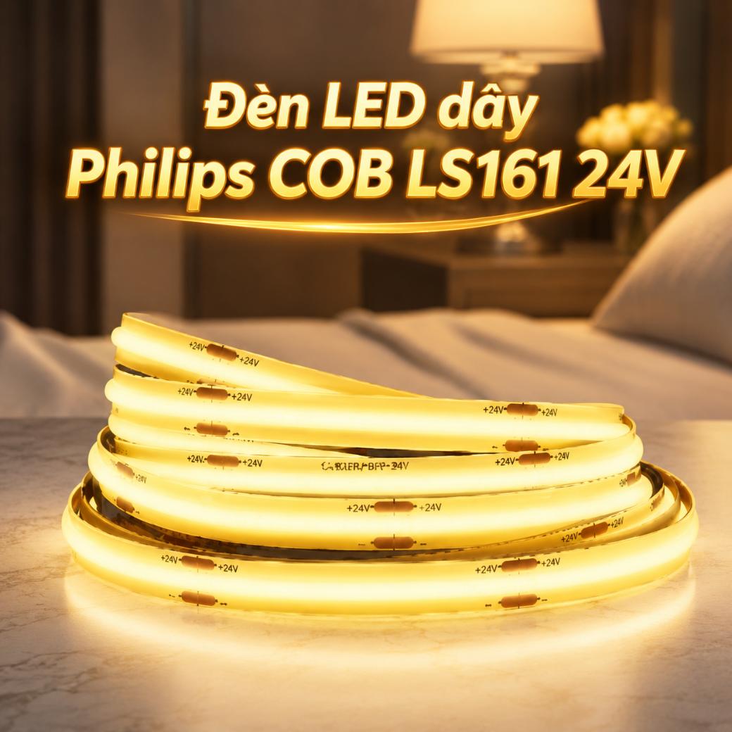 Đèn LED dây Philips COB LS161 24V 5m