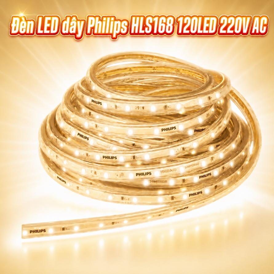 Đèn LED dây Philips HLS168 120LED 220V AC 50m