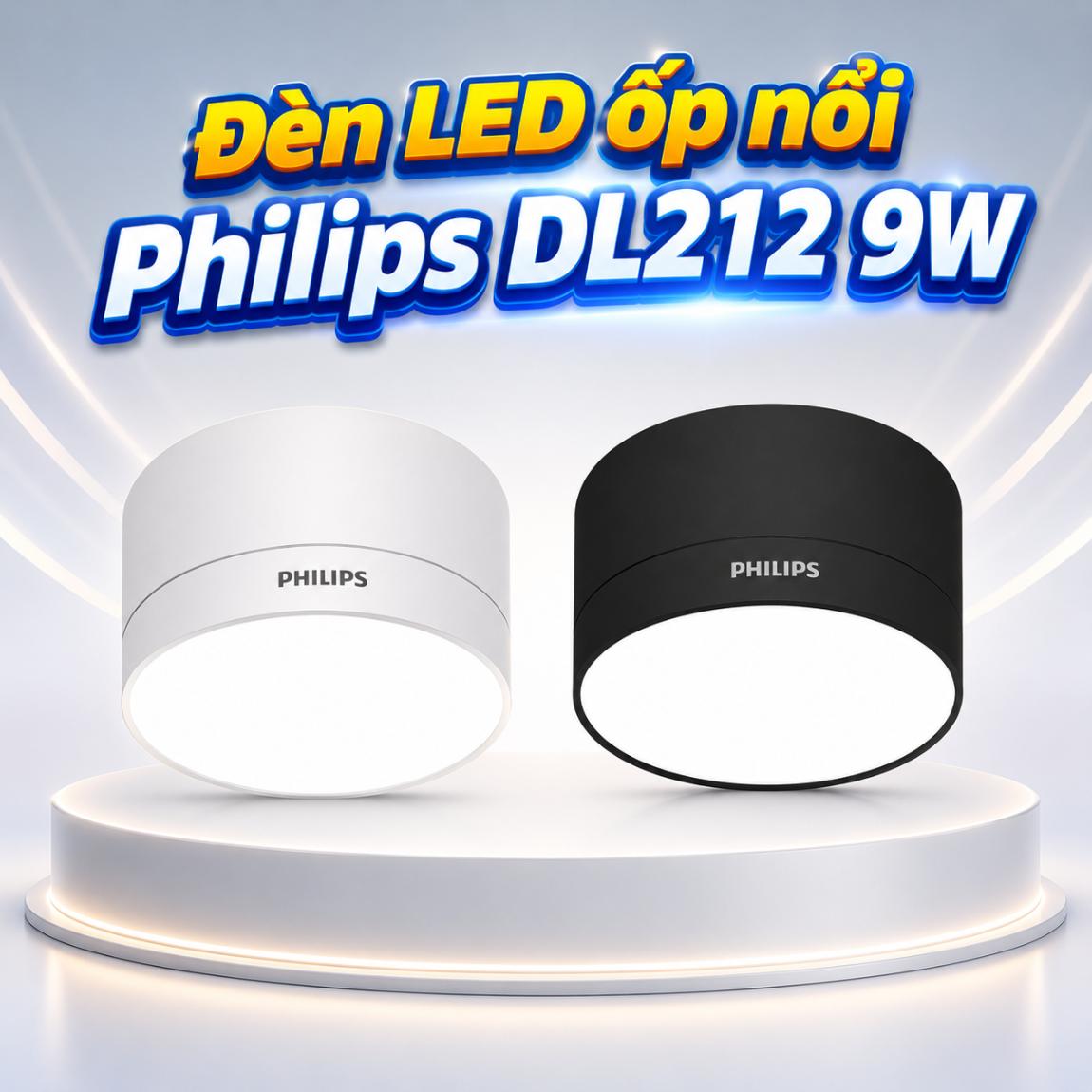 Đèn LED ốp nổi Philips DL212 9W