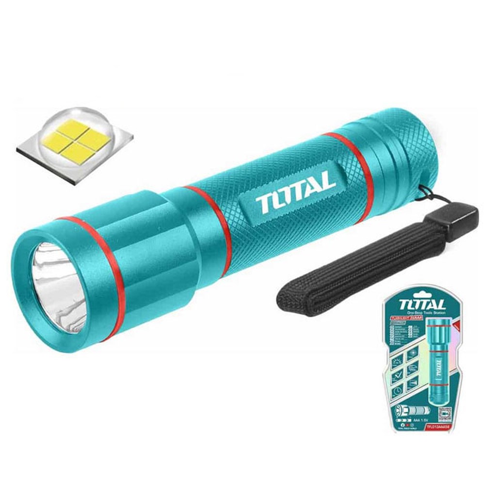 Đèn pin Total TFL013AAA58 250 lumen dùng 3 pin AAA (không kèm pin)