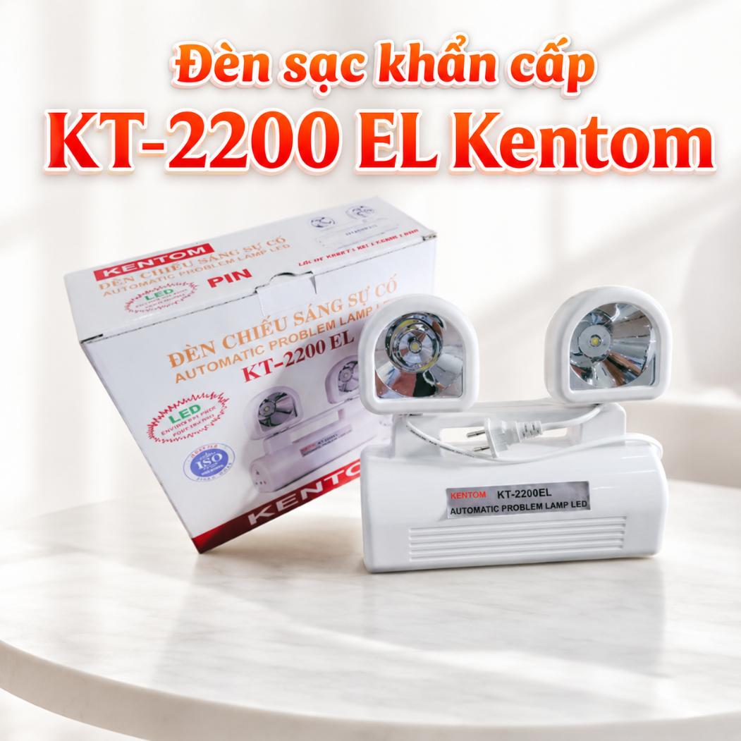 Đèn sạc khẩn cấp Kentom KT-2200 EL