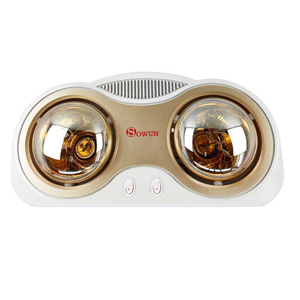 Đèn sưởi nhà tắm Heizen 2 bóng HE-2B (gold)