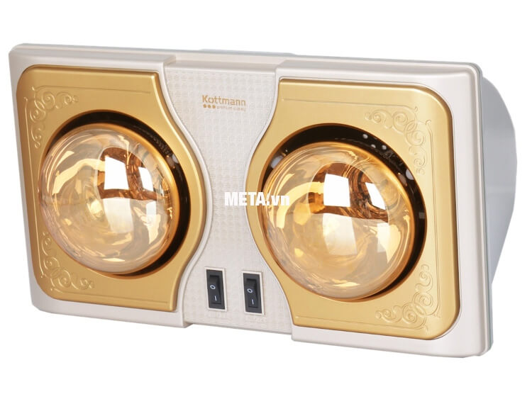 Đèn sưởi nhà tắm Kottmann 2 bóng K2BH