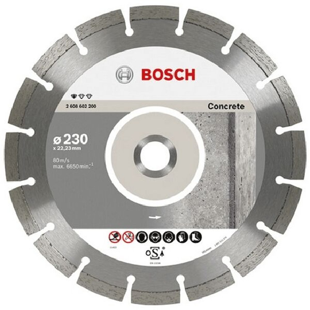 Đĩa cắt bê tông Bosch 2608602200 Ø230 mm lỗ 22.2 mm