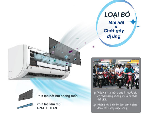 Điều hòa 2 chiều Daikin Inverter 9.000BTU FTXV25QVMV
