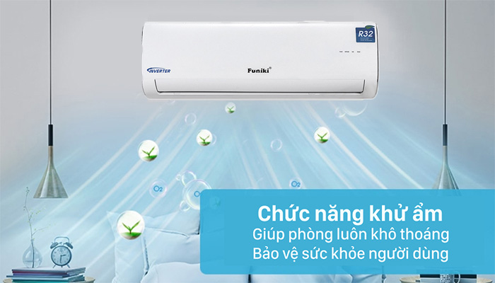 Điều hòa 2 chiều Funiki Inverter 9.000BTU HIH-09TMU