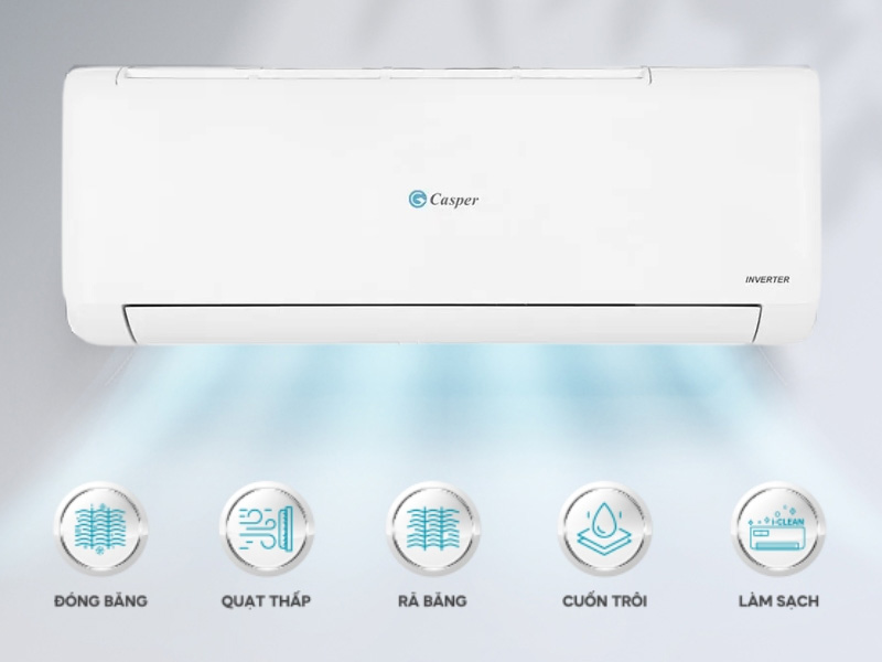 Điều hòa Casper Inverter 1 chiều 2HP TC-18IS36