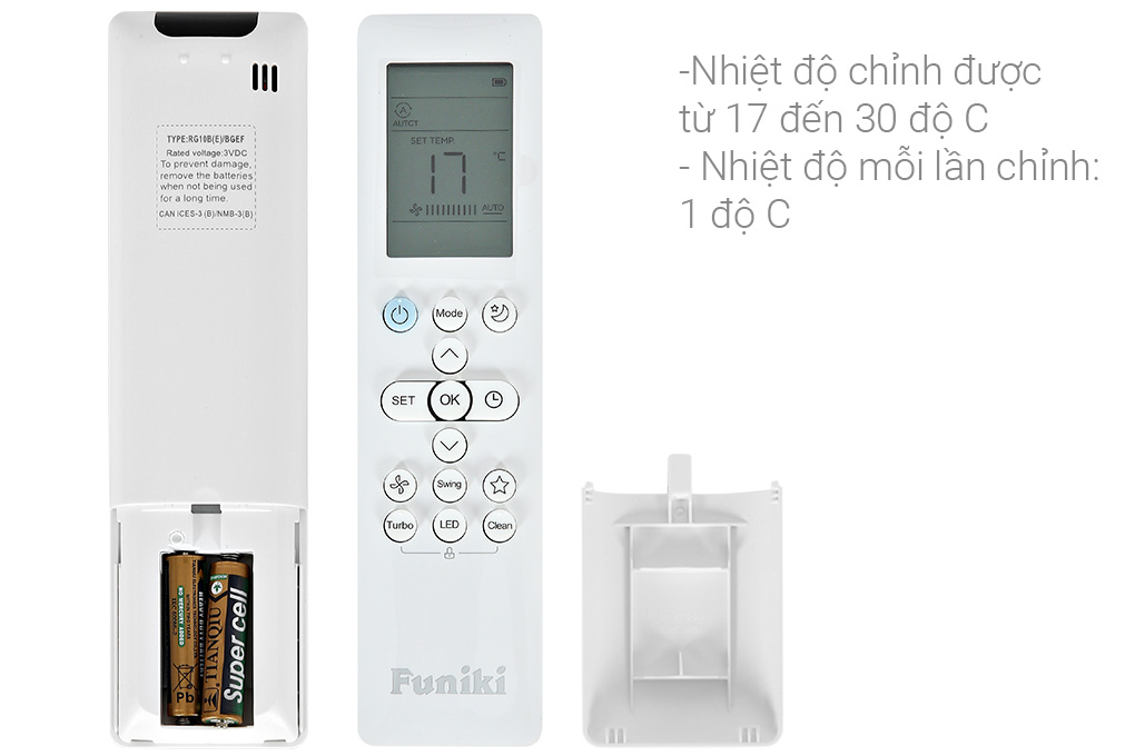 Điều hòa Funiki Inverter 12.000BTU HIC-12TMU.ST3 1 chiều