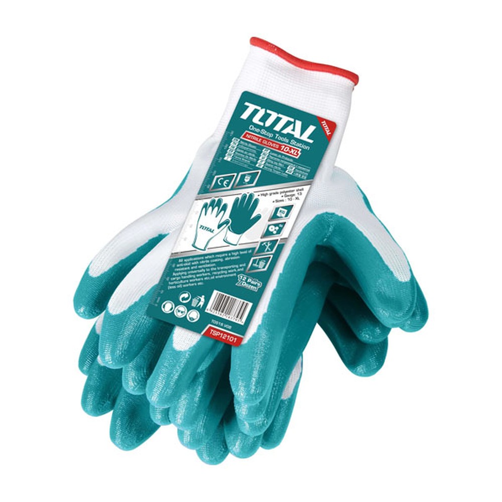 Găng tay phủ Nitrile Total TSP12102 size XL
