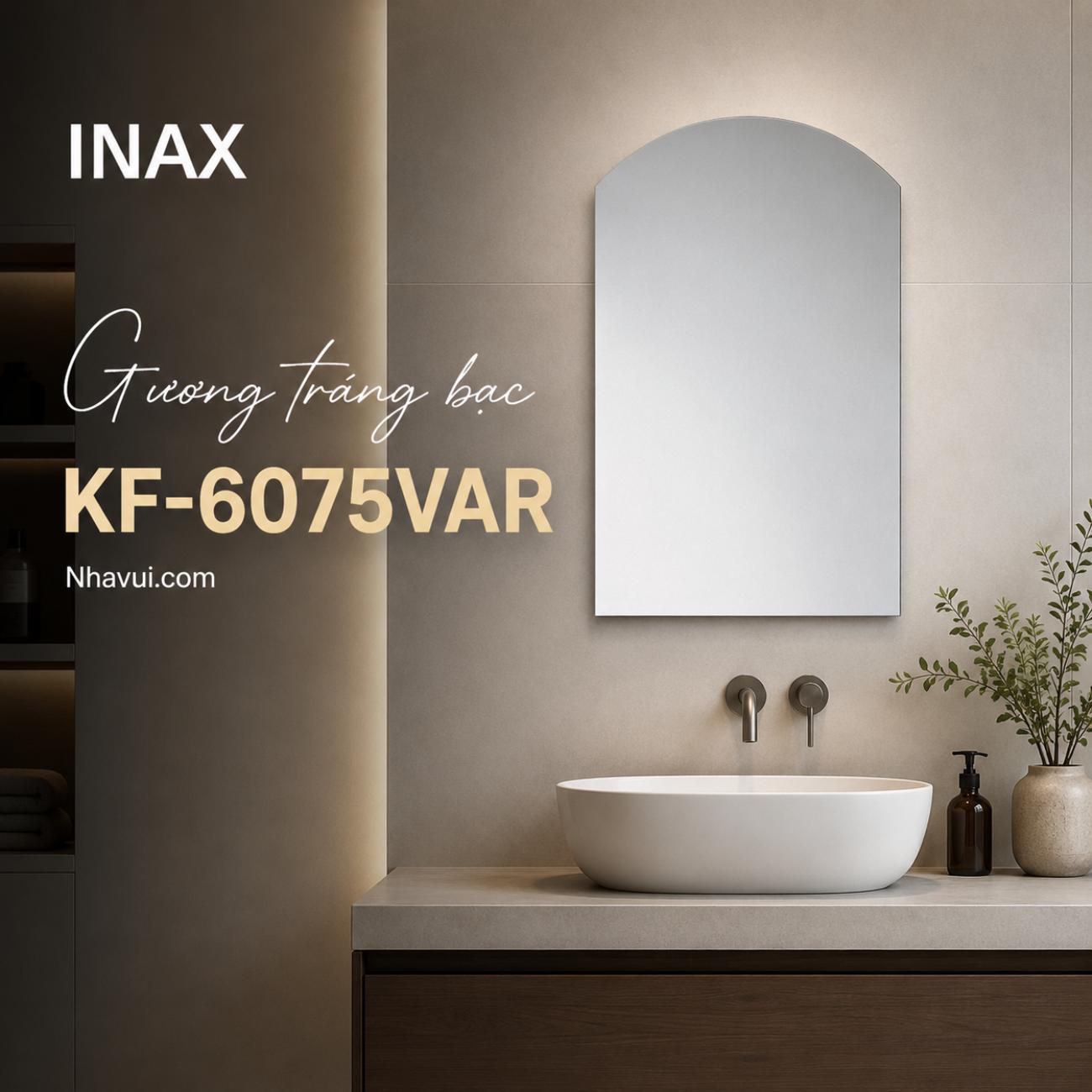 Gương trắng bạc INAX KF-6075VAR