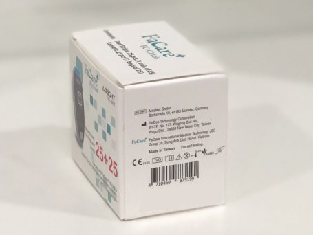 Hộp 25 que thử đường huyết và 25 kim lấy máu cho máy FaCare FC-G168 (TD-4277)