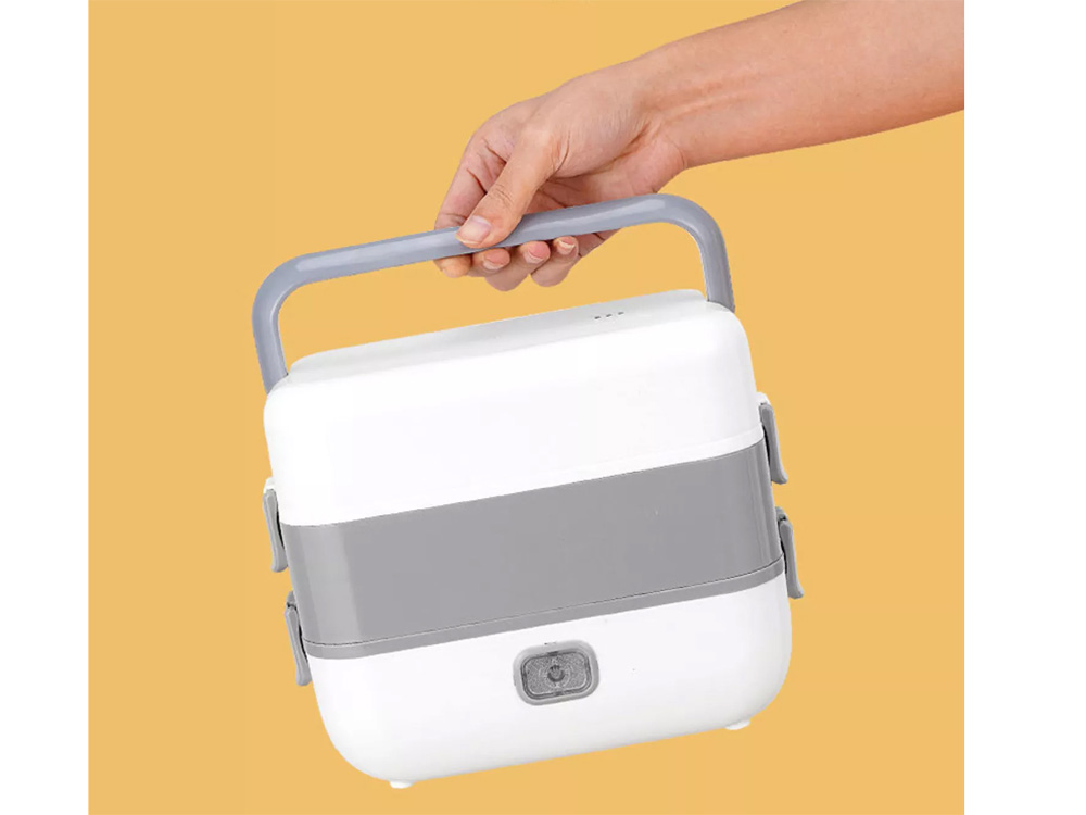 Hộp cơm cắm điện Chefman CM-121i 2 tầng inox 304