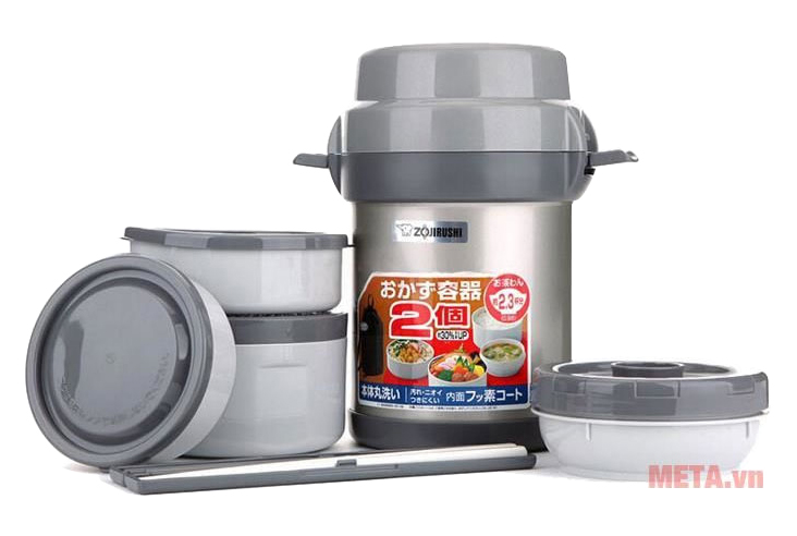 Hộp cơm giữ nhiệt Zojirushi SL-JAF14 4 ngăn