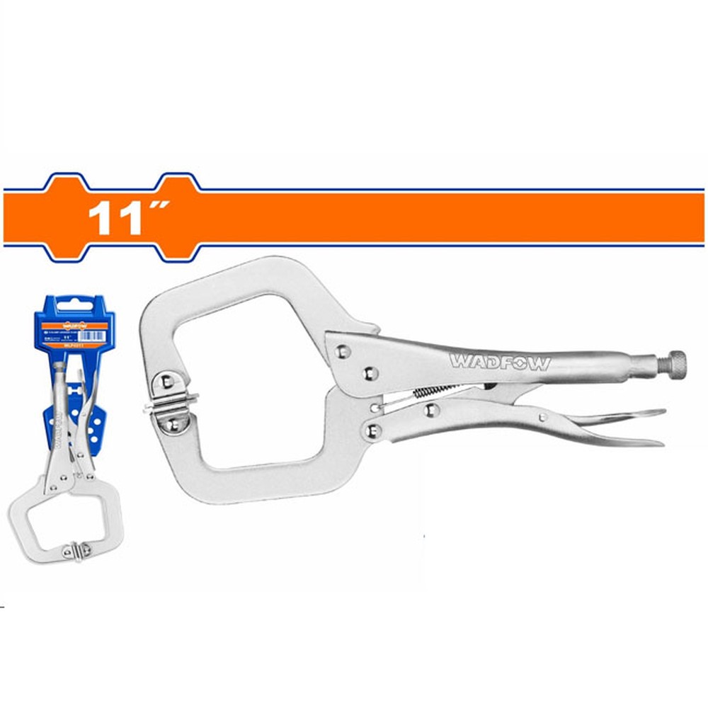 Kìm bấm chết chữ C Wadfow WLP4211 11" mở 0–90 mm