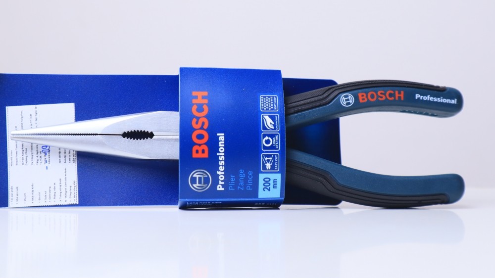 Kìm mũi nhọn Bosch 1600A01TH8 dài 200 mm
