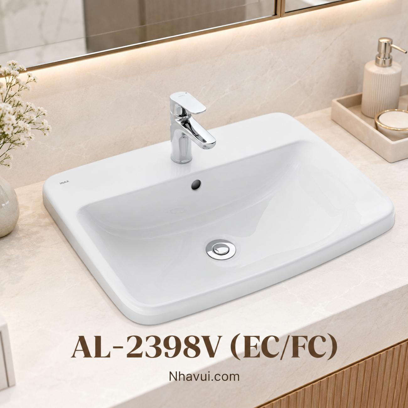 Lavabo INAX AL-2398V / L-2398V EC/FC