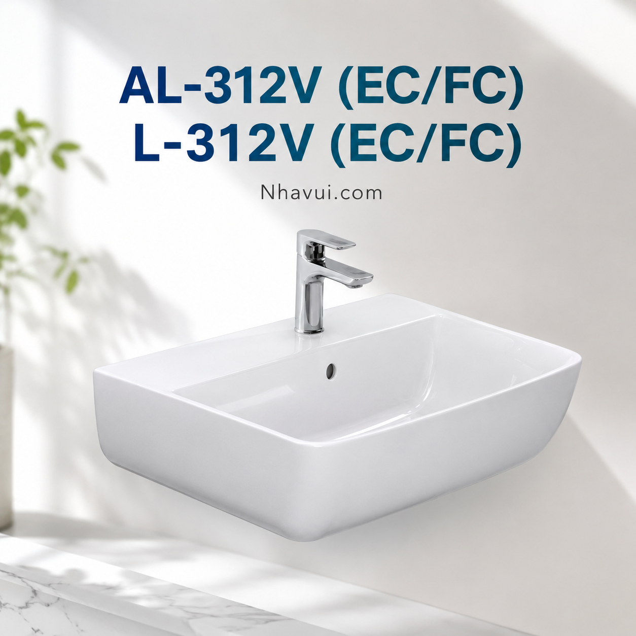 Lavabo INAX AL-312V / L-312V EC/FC