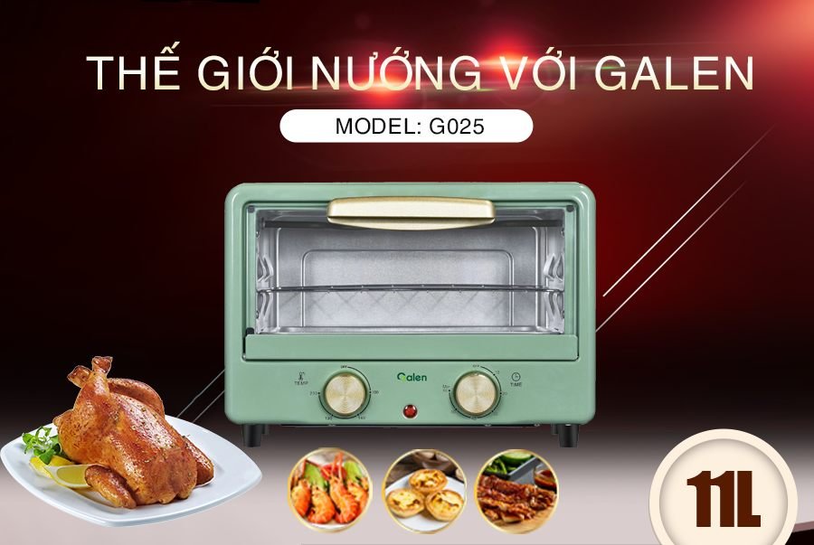 Lò nướng điện Galen G025 11 lít