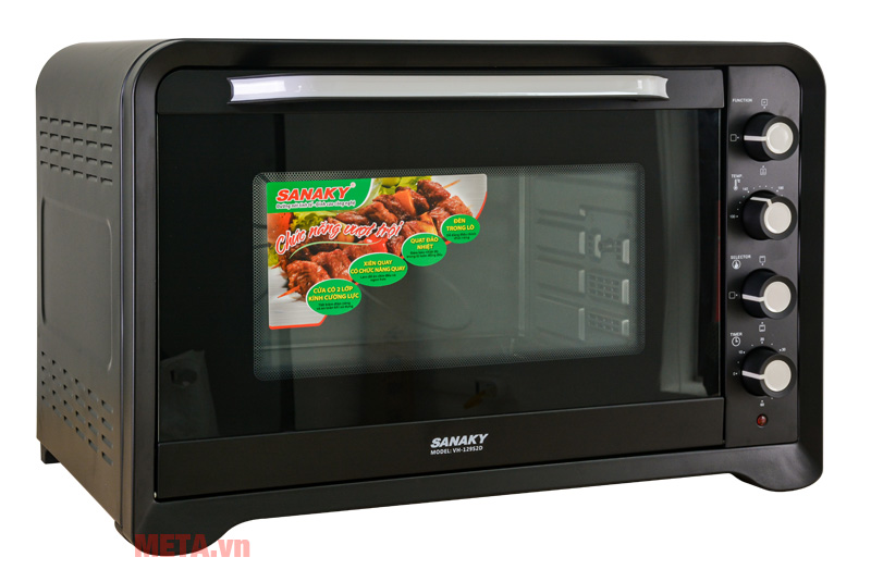 Lò nướng Sanaky VH-129S2D 120 lít màu đen