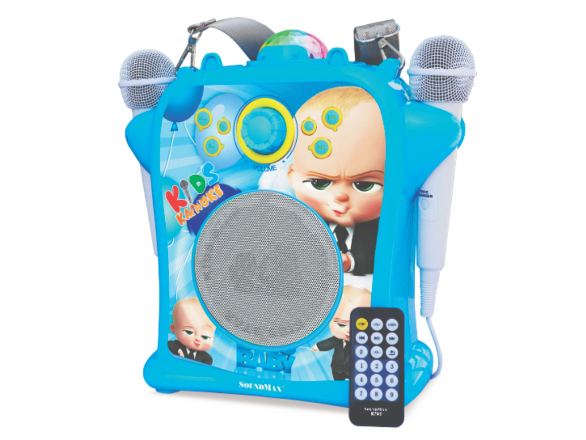 Loa karaoke trẻ em SoundMax Kids kèm 2 micro