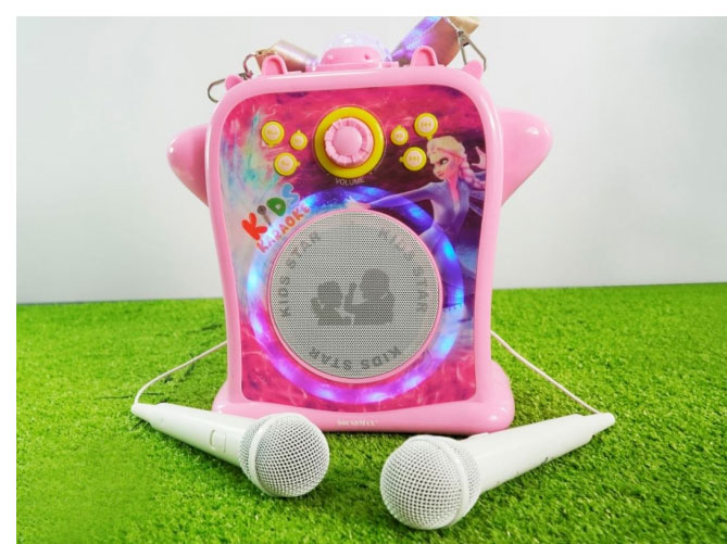 Loa karaoke trẻ em SoundMax Kids kèm 2 micro