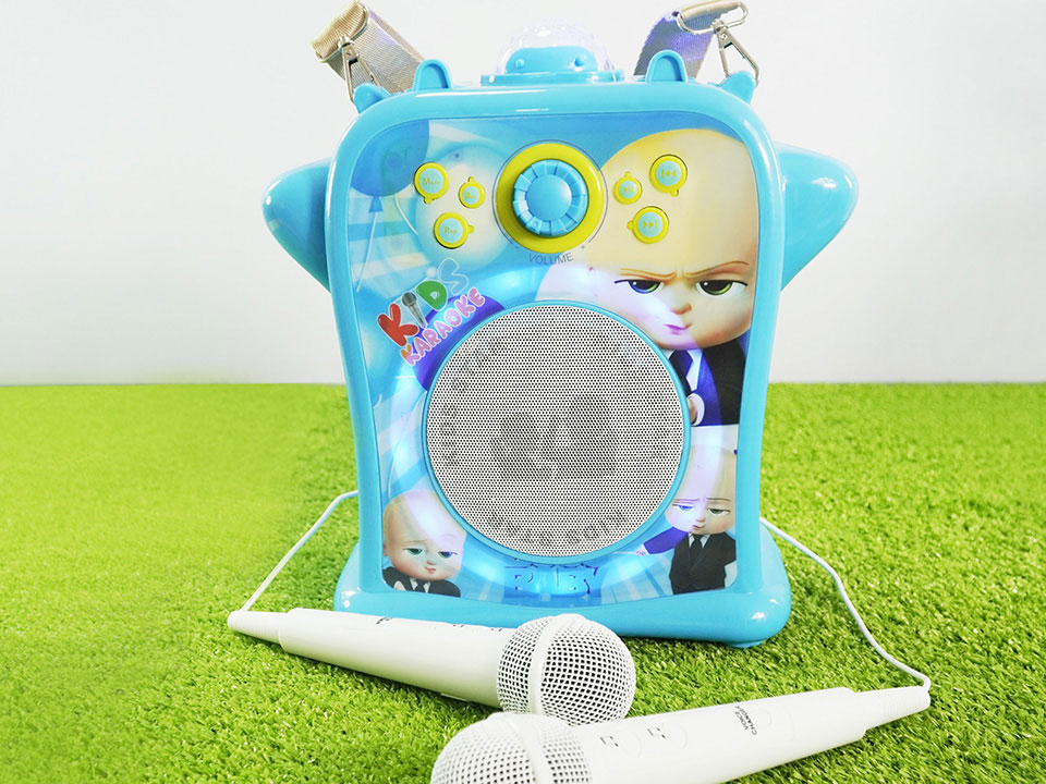 Loa karaoke trẻ em SoundMax Kids kèm 2 micro