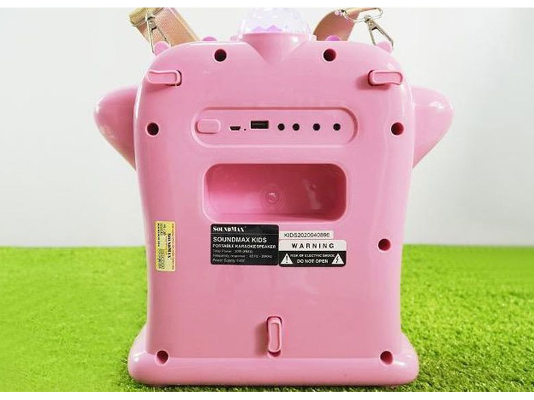 Loa karaoke trẻ em SoundMax Kids kèm 2 micro