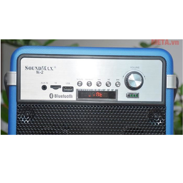 Loa karaoke xách tay SoundMax M2 kèm 1 micro không dây