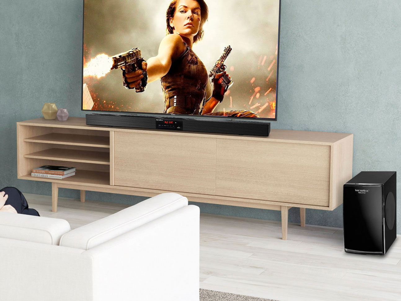 Loa soundbar SoundMax SB-212 2.1