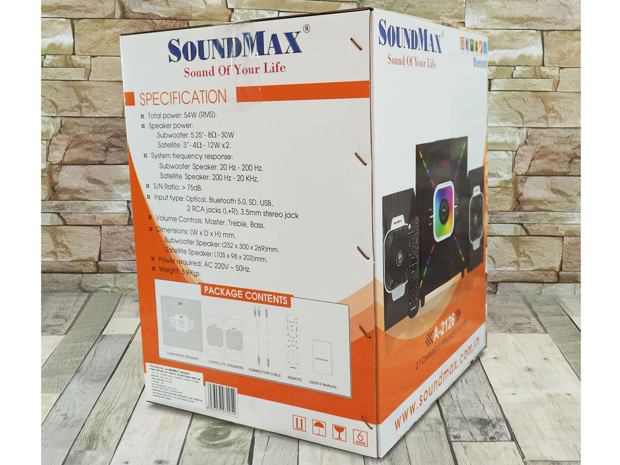 Loa vi tính SoundMax A2126 2.1 Bluetooth