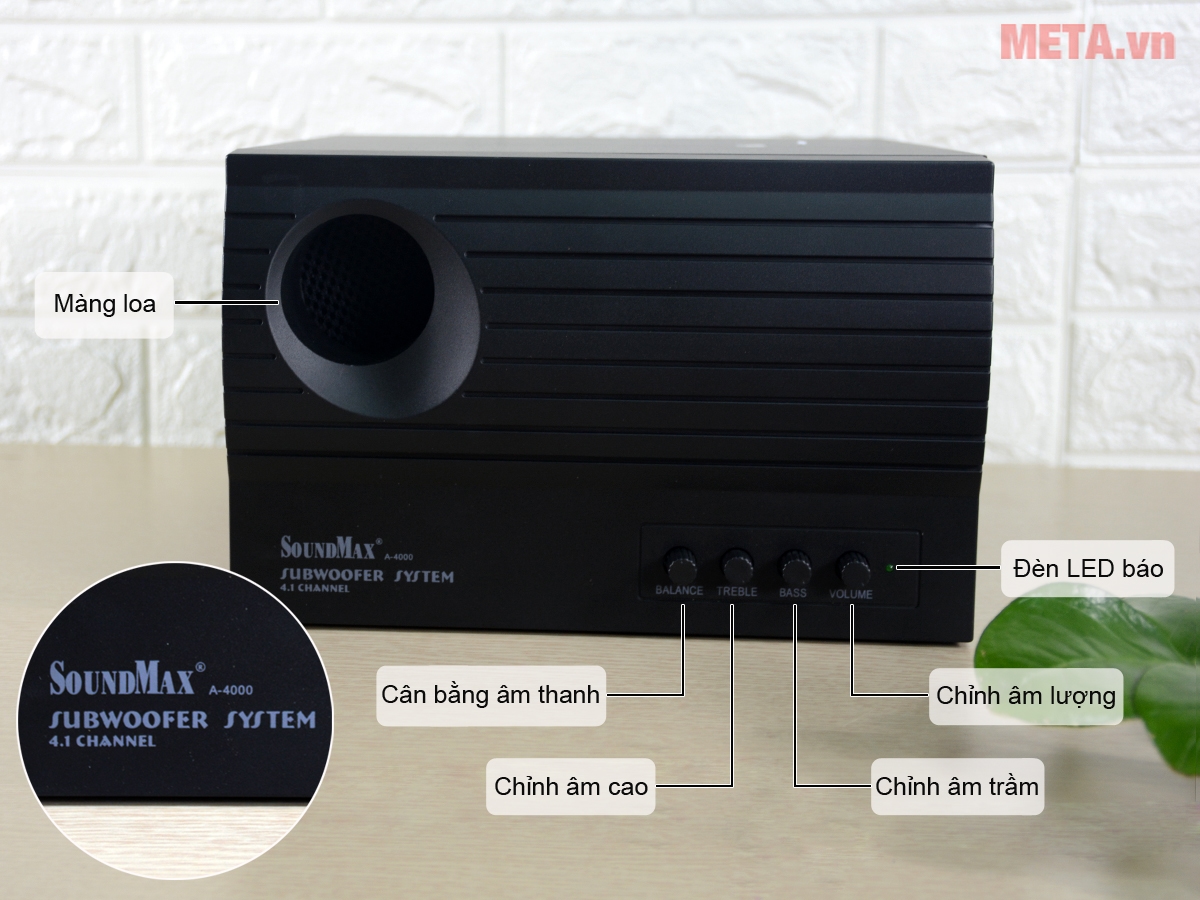 Loa vi tính SoundMax A4000 4.1