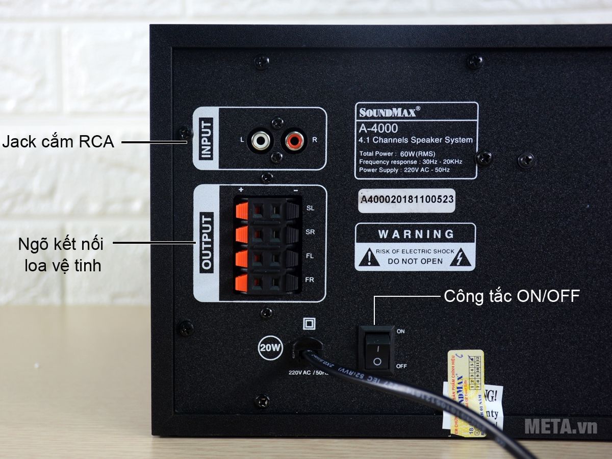 Loa vi tính SoundMax A4000 4.1