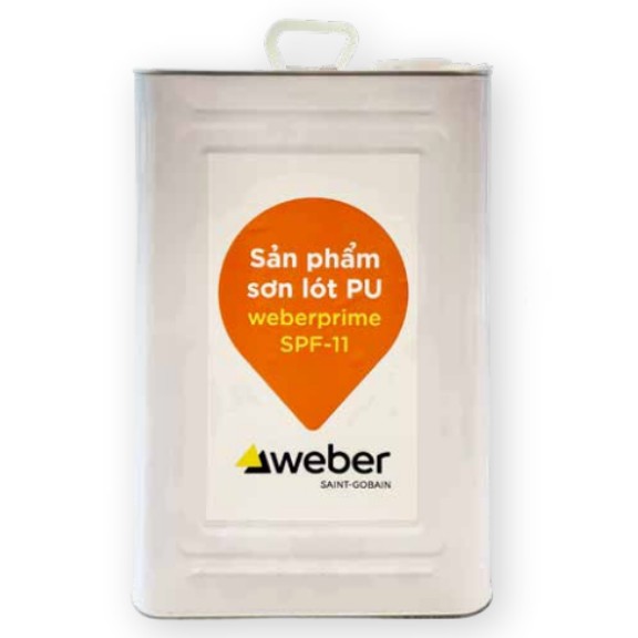Lớp lót cho chống thấm PU Weber weberprime SPF-11 thùng 17kg chính hãng