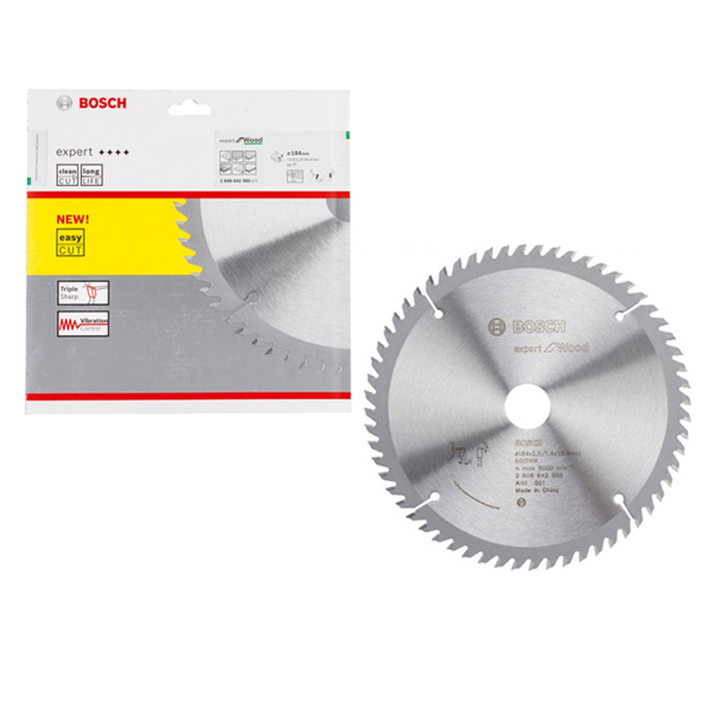Lưỡi cưa gỗ Bosch 2608642985 184 mm 60 răng